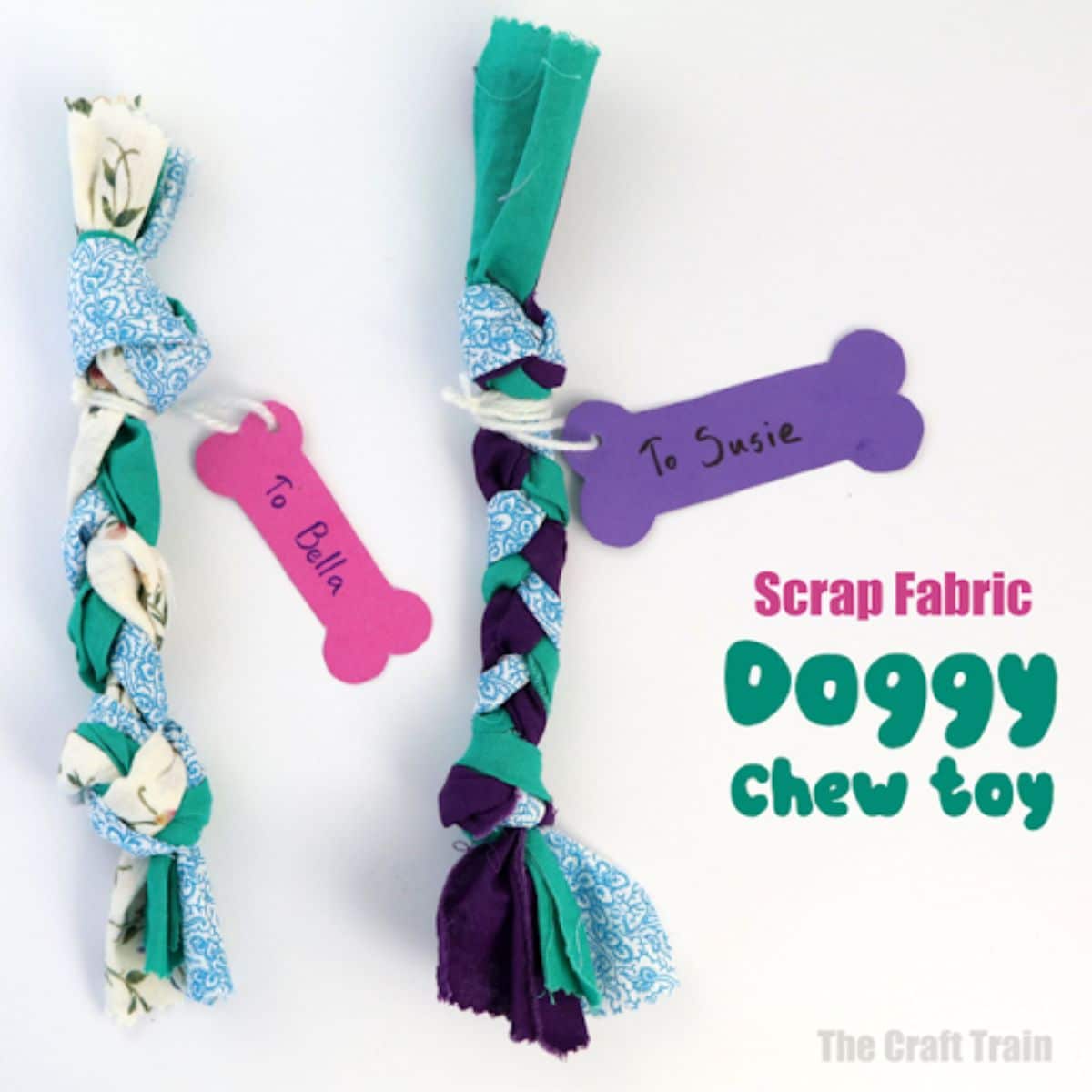 Scrap Fabric Doggy Chew Toy