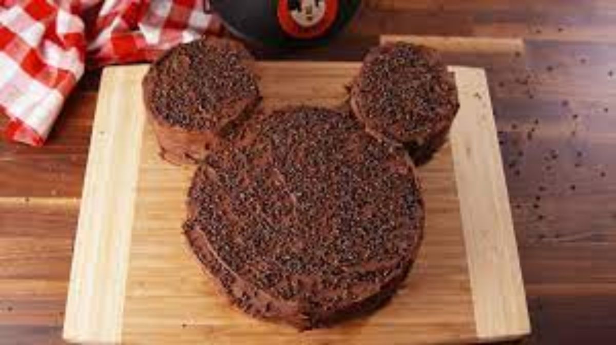 Chocolate Sprinkle Mickey Mouse Cake