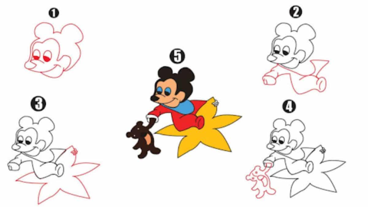 Goofy Baby Mickey Mouse Minnie Mouse Drawing - Disney Baby Png - Free  Transparent PNG Download - PNGkey