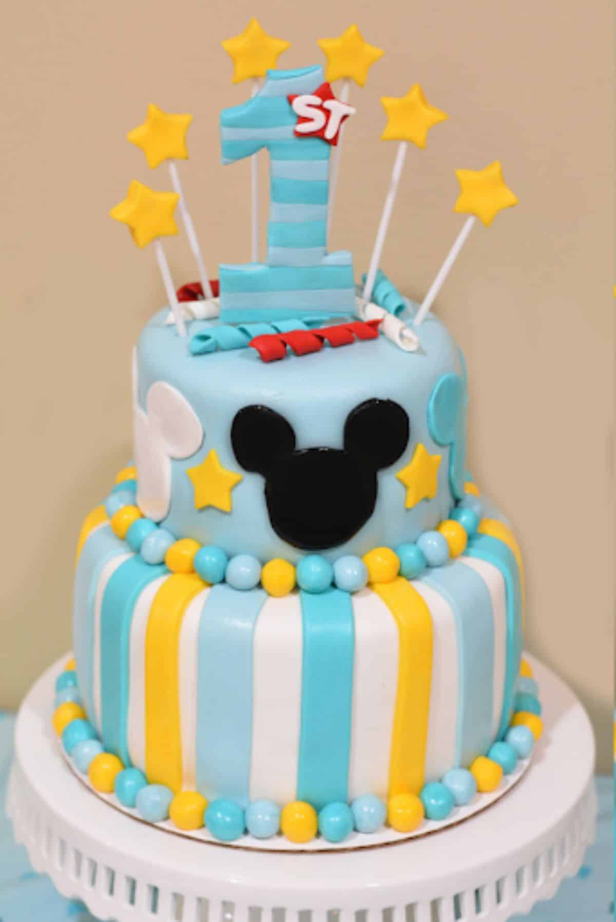 Marshmallow Mickey Cake