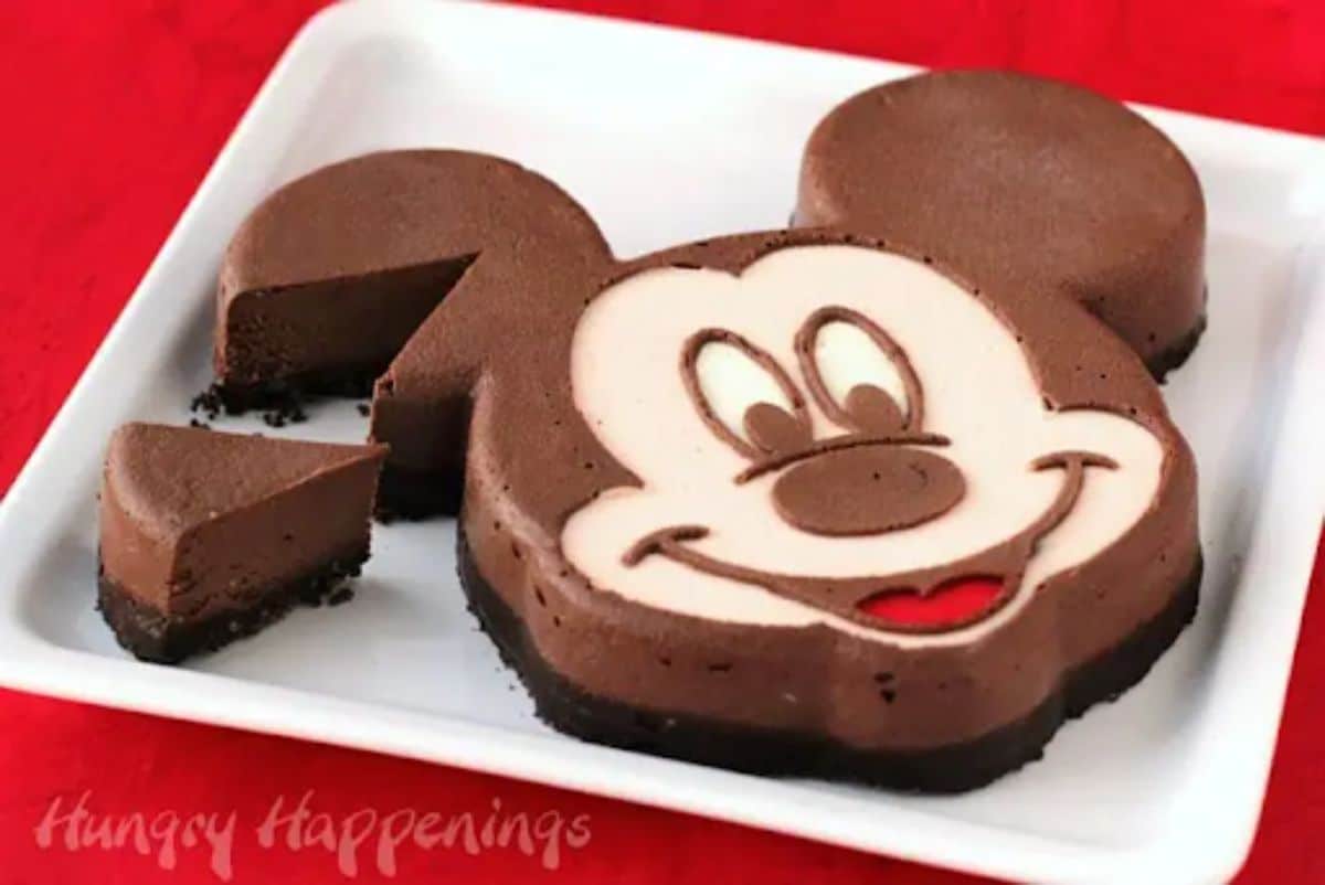 Mickey Mouse Cheese Cake