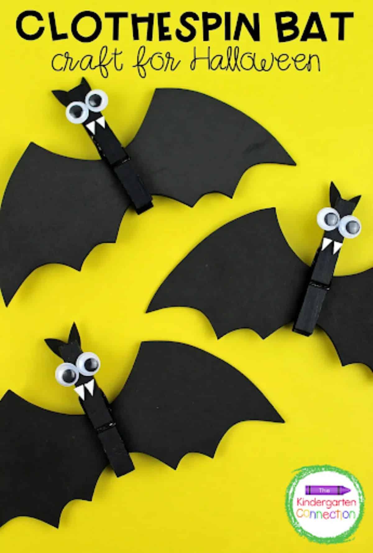 Mini Clothespin Bats