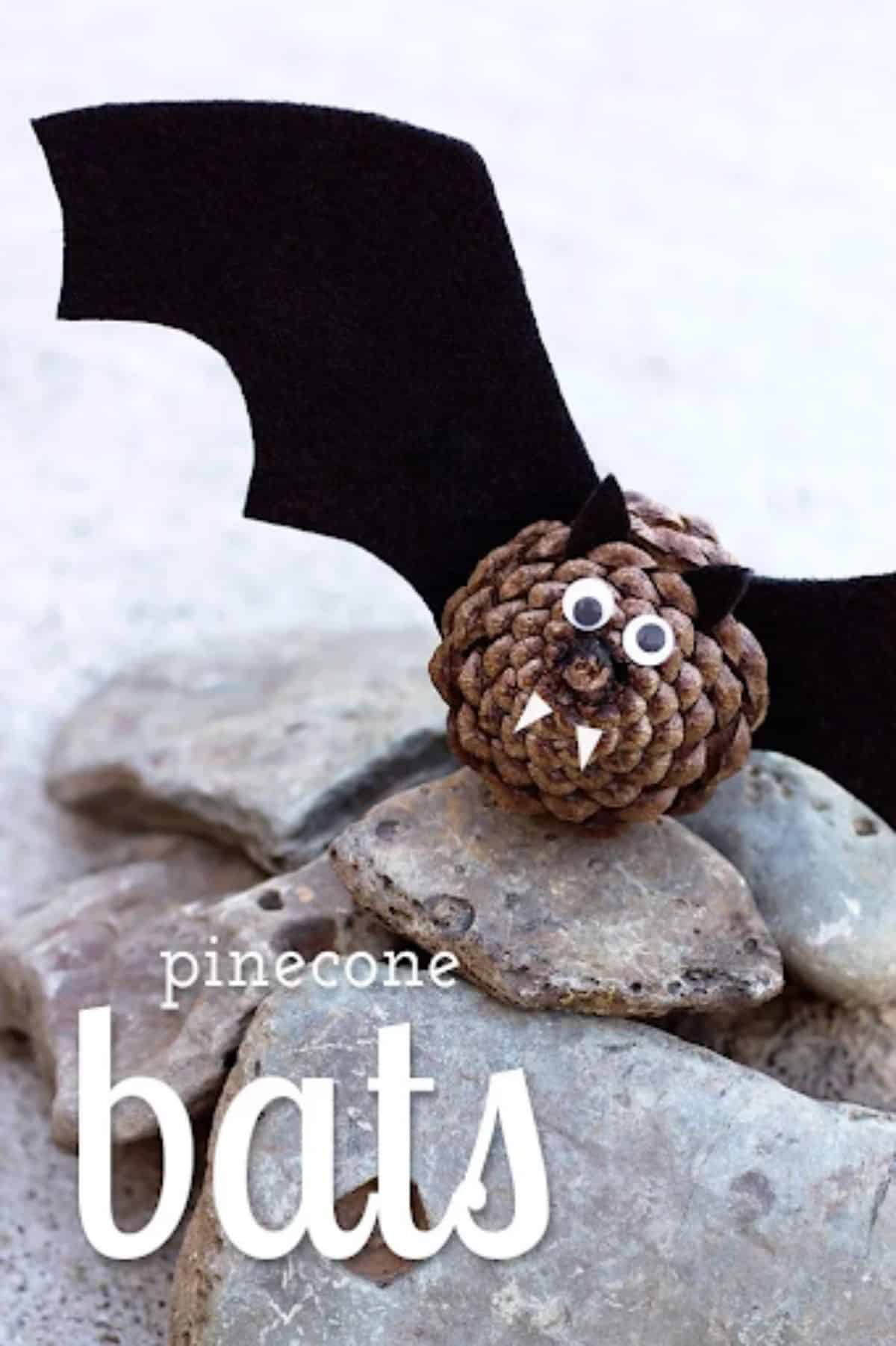 Pinecone Bat Ornaments