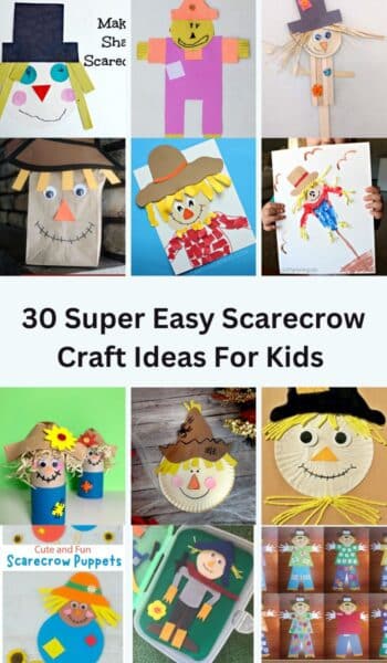 30 Super Easy Scarecrow Craft Ideas For Kids 