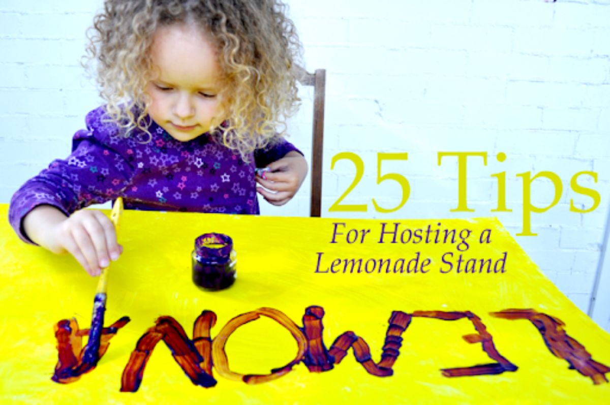 Hosting A Lemonade Stand For Charity