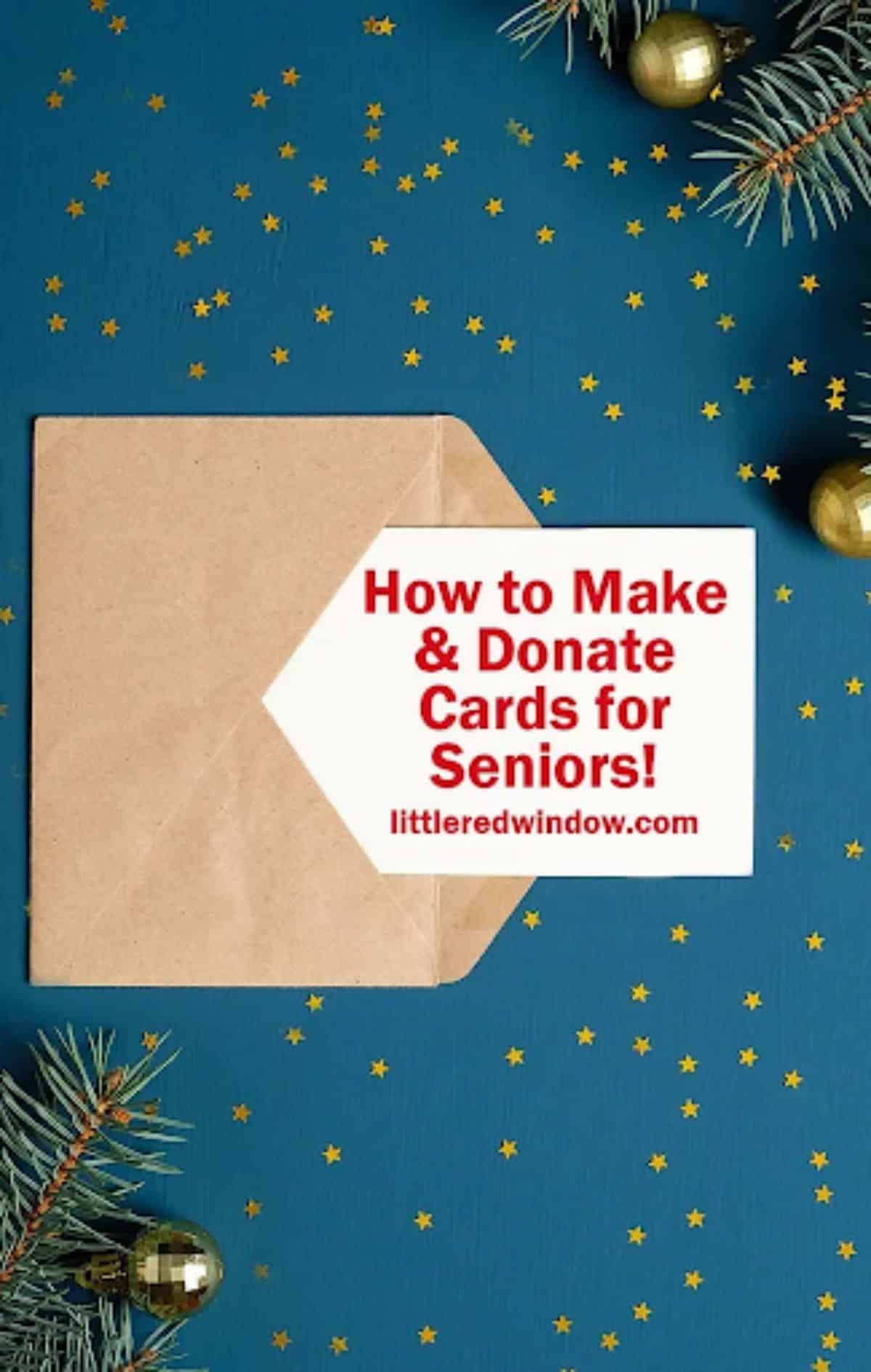 Making Cards For Residents Of Old Age Homes