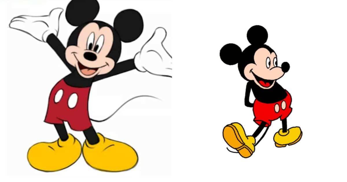 How to draw Mickey Mouse | Easy drawings - YouTube