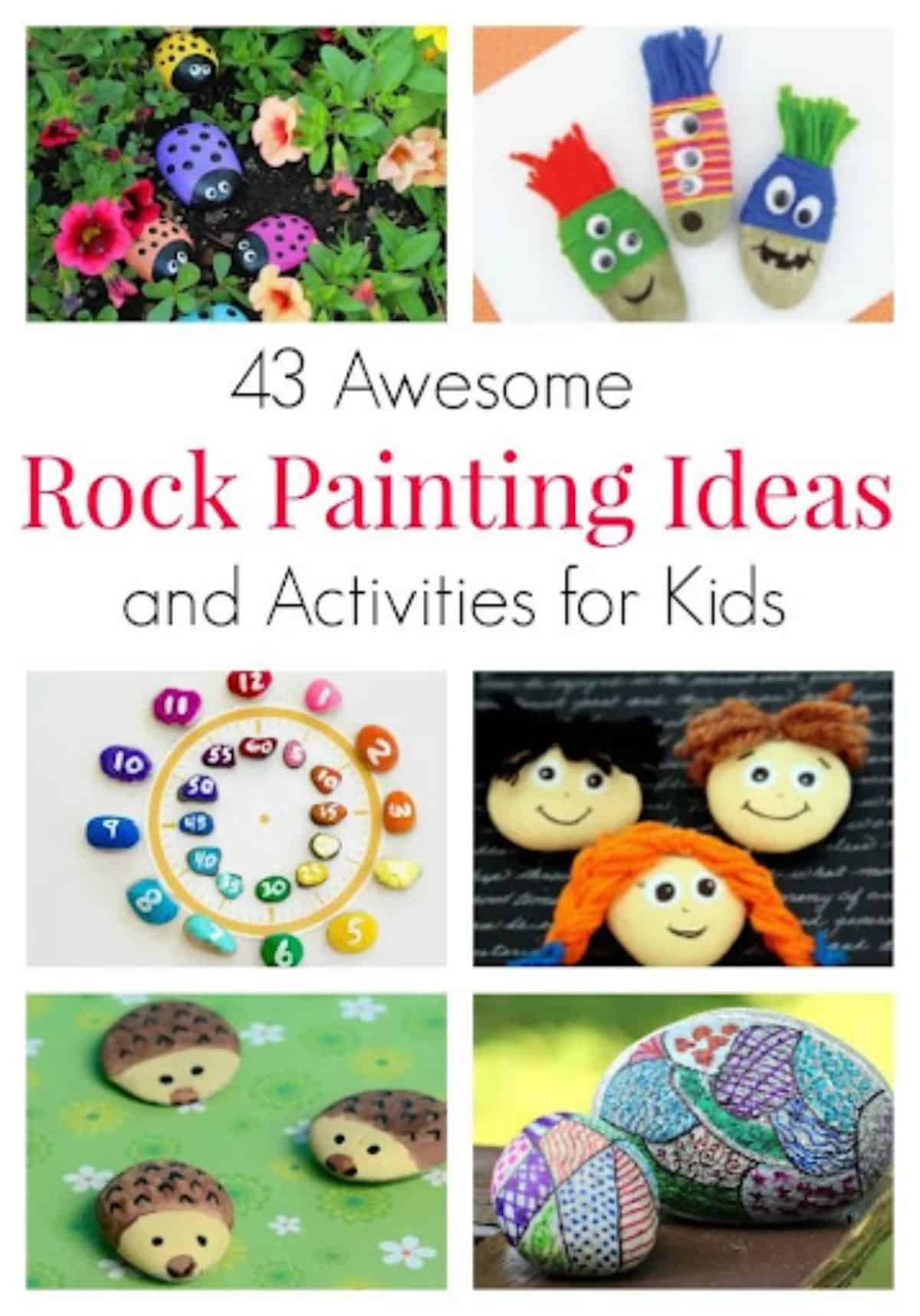 Rock Painting and Garden Decorations