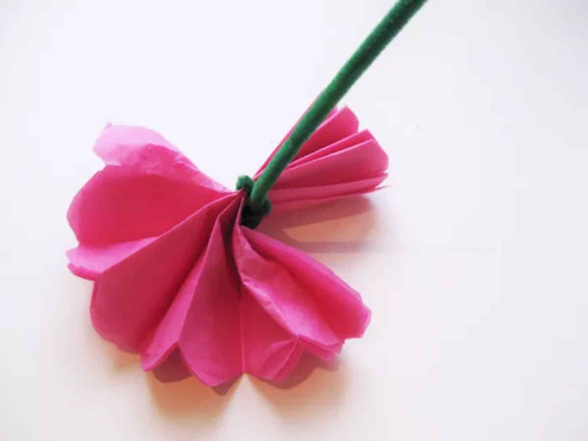 Indulge In Easter Tissue Paper Flower Art