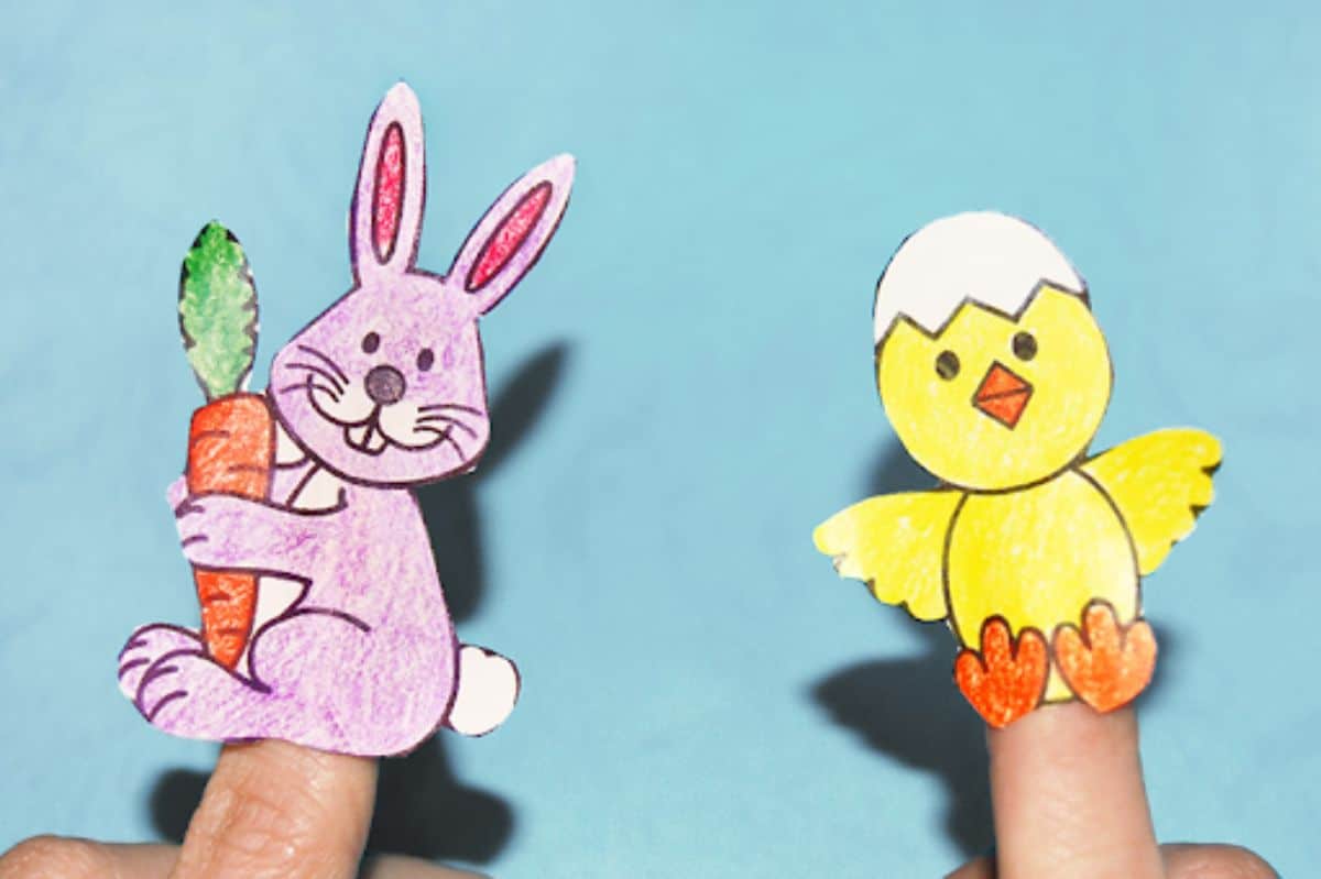 Embroider Cozy Easter Chick Finger Puppets