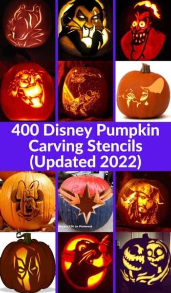 400 Disney Pumpkin Carving Stencils (Updated 2022)-pinterest
