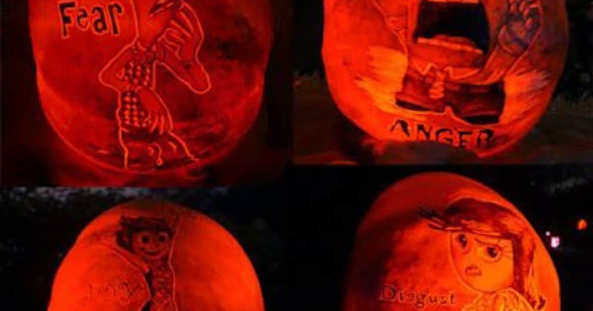 Disney Pixar Pumpkin Carving Stencil