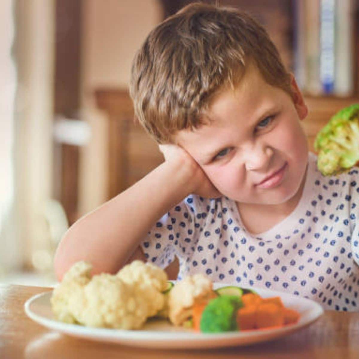 Kid not liking veggies